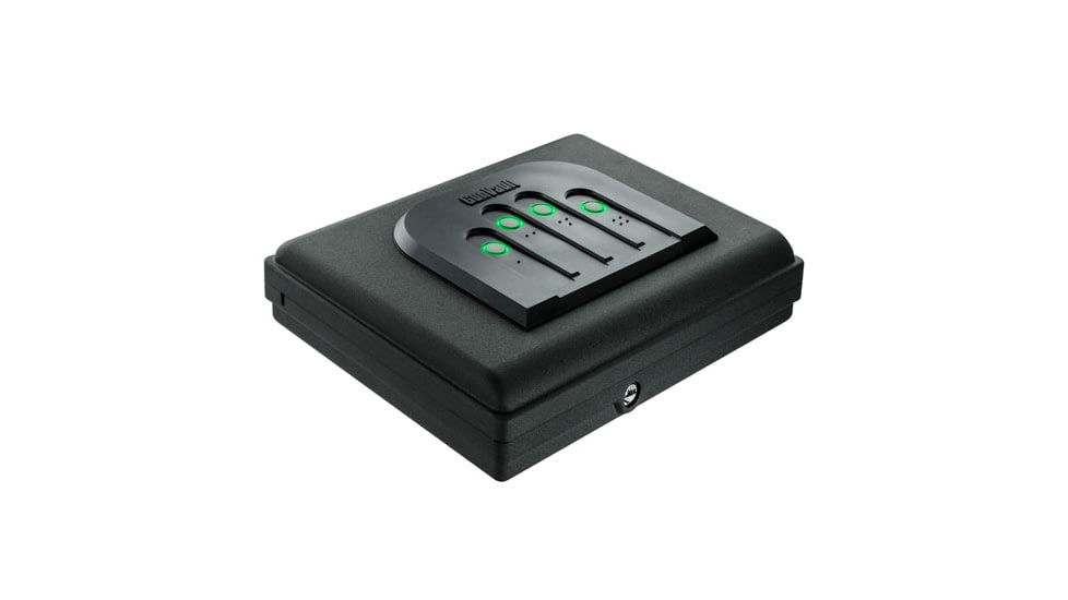 Gunvault MV55019 MicroVault 550 Gun Safe, Illuminated Keypad, Manual Key, MV550-19