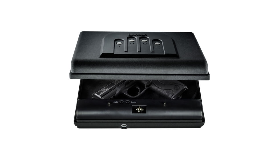 Gunvault MV55019 MicroVault 550 Gun Safe, Illuminated Keypad, Manual Key, MV550-19