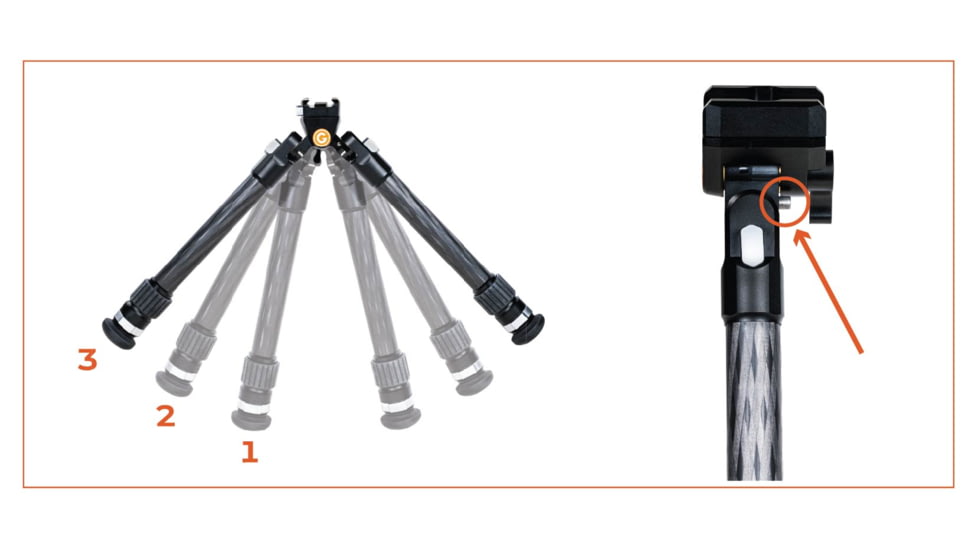 Gunwerks Elevate Ti Carbon Fiber Bipod