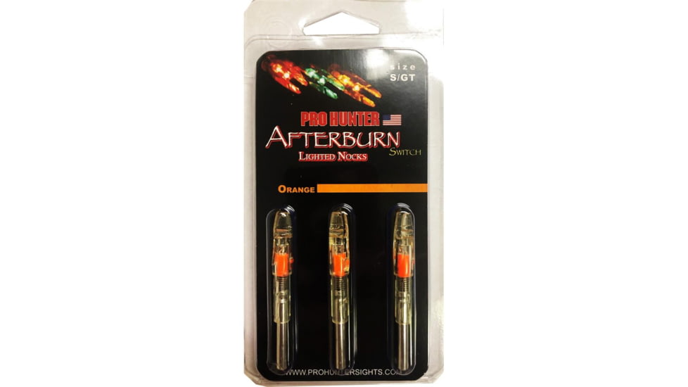 GWS Lighted S Nocks 3 pk., Orange, 34000