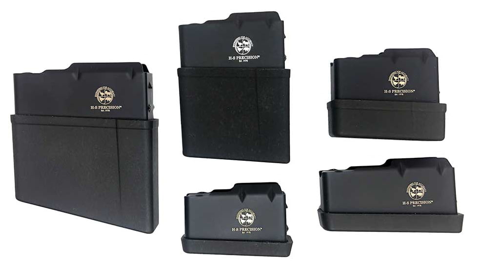 H-S Precision Remington 700 BDL Detachable Magazine Box, Short Action, Medium, 4-5 rounds, Black, 2.86in, AP301