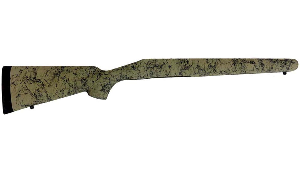 H-S Precision Remington 700 BDL Varmint Palm Swell Rifle Stock, LA, RH, Olive/Black, 32.44in O.A.L., 13.5in L.O.P., PSV107-OliveBlack