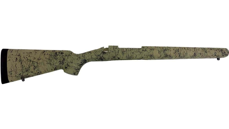 H-S Precision Remington 700 BDL Varmint Rifle Stock, LA, RH, Olive/Black, 32in O.A.L., 13.5in L.O.P., PSV029-OliveBlack