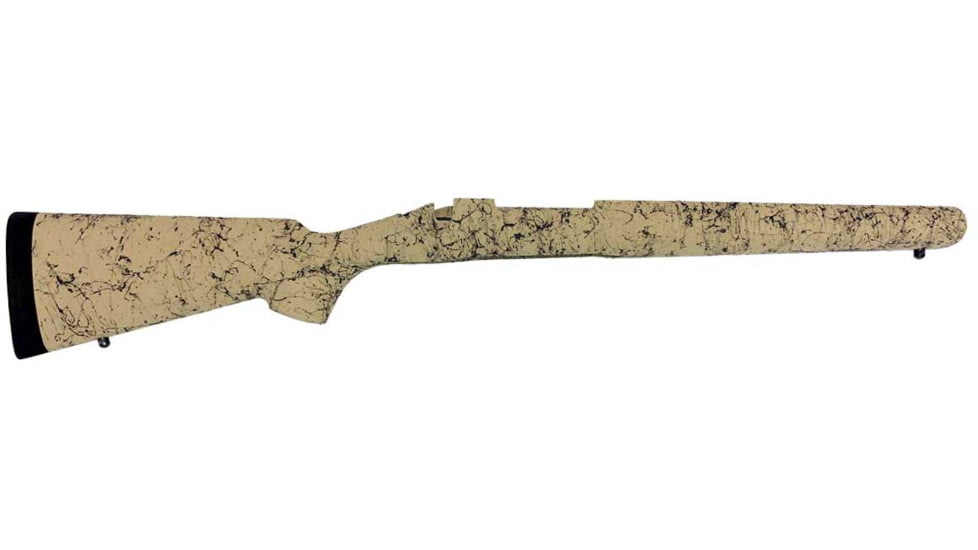 H-S Precision Remington 700 BDL Varmint Rifle Stock, LA, RH, Tan/Black, 32in O.A.L., 13.5in L.O.P., PSV029-TanBlack