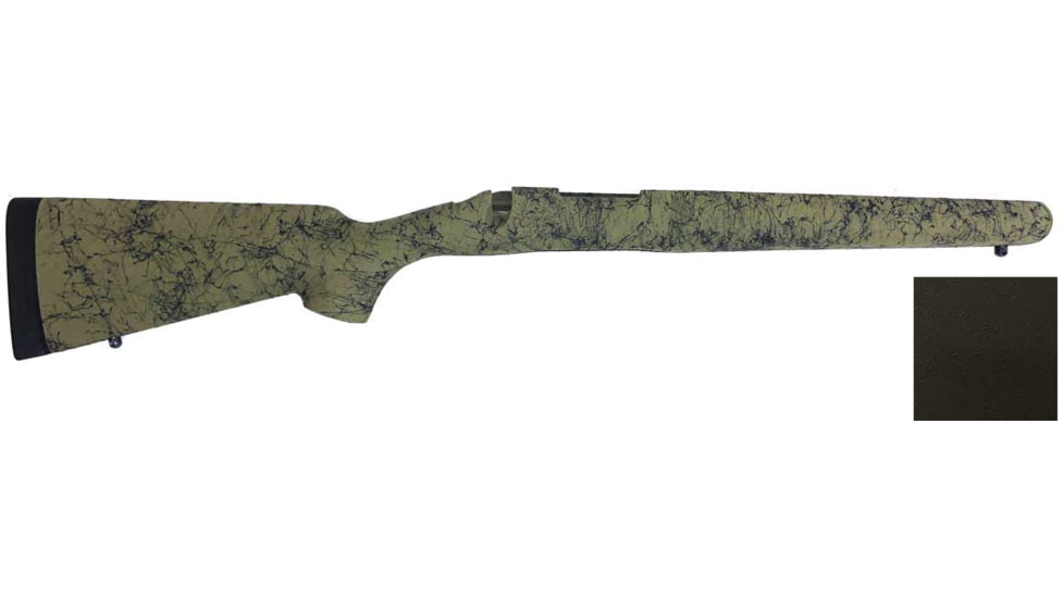 H-S Precision Remington 700 BDL Varmint Rifle Stock, SA, RH, Black, 31.25in O.A.L., 13.5in L.O.P., PSV002-Black
