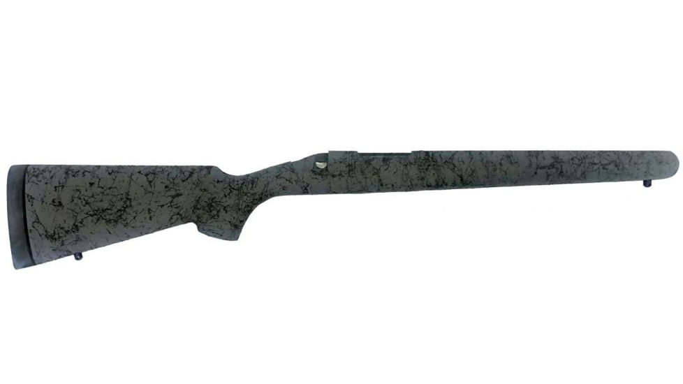 H-S Precision Remington 700 BDL Varmint Rifle Stock, SA, RH, Grey/Black, 31.25in O.A.L., 13.5in L.O.P., PSV002-GrayBlack
