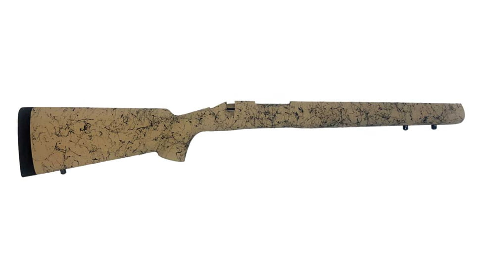 H-S Precision Remington 700 BDL Varmint Rifle Stock, SA, RH, Tan/Black, 30.9in O.A.L, 13.5in L.O.P., PSV096-TanBlack