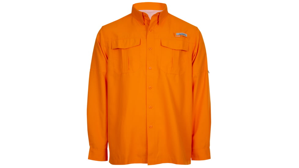 Habit Belcoast River Guide Long Sleeve Fishing Shirt - Mens, Mandarin, 4XL, TS1348-439-4X