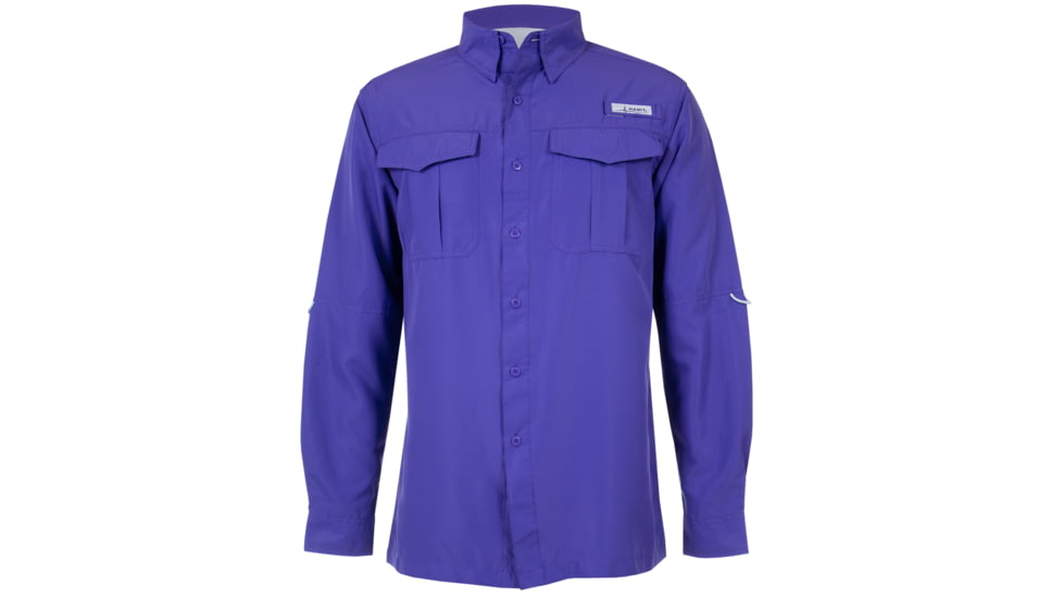 Habit Belcoast River Guide Long Sleeve Fishing Shirt - Mens, Spectrum Blue, Large, TS1348-702-L