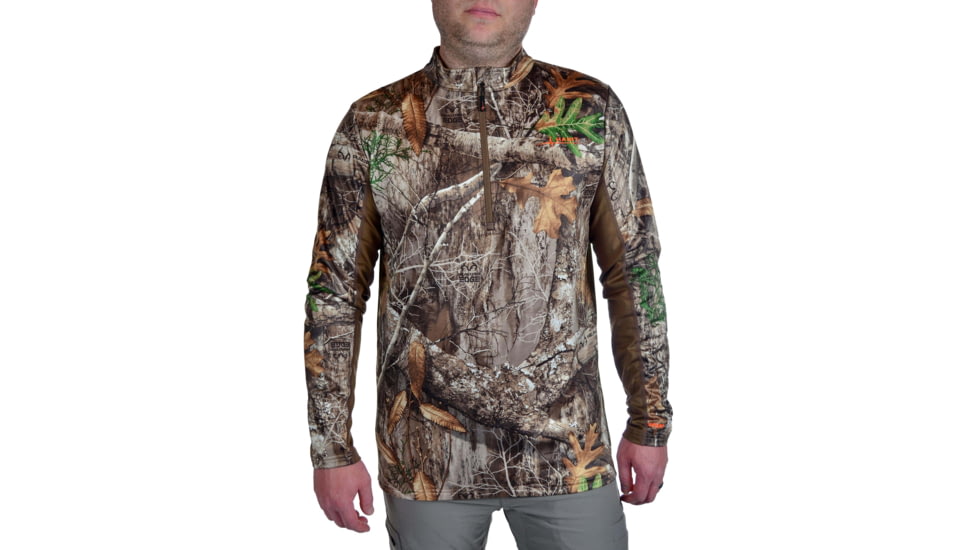 Habit Buck Hills Base Layer Mock - Mens, RT Edge/Cub, Medium, BL-10021-922-M