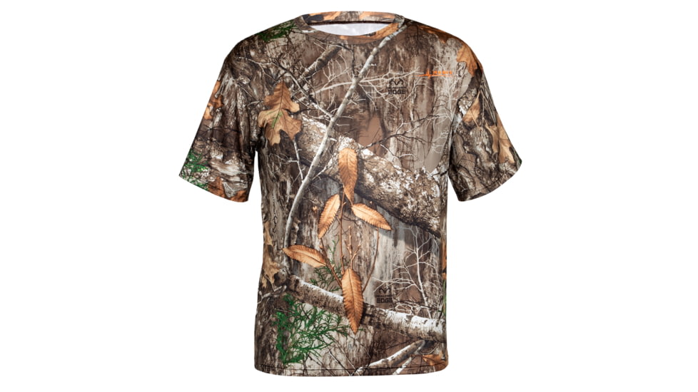 Habit Doss Cabin Camo Short Sleeve Tee - Mens, Realtree Edge, 2XL, PT1385-922-2X