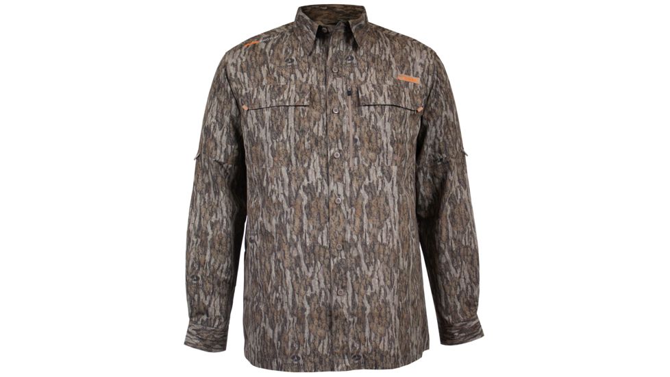 Habit Hatcher Pass Camo Guide Long Sleeve Shirt - Mens, Mossy Oak New Bottomland, Extra Large, TS1477-14-XL