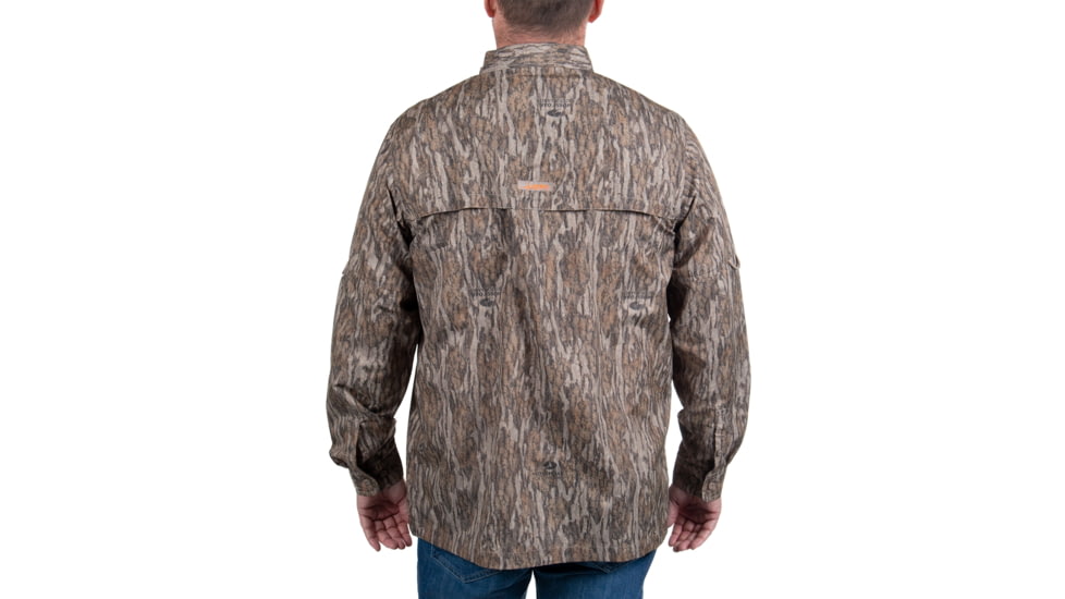 Habit Hatcher Pass Camo Guide Long Sleeve Shirt - Mens, Mossy Oak New Bottomland, 4XL, TS1477-014-4X