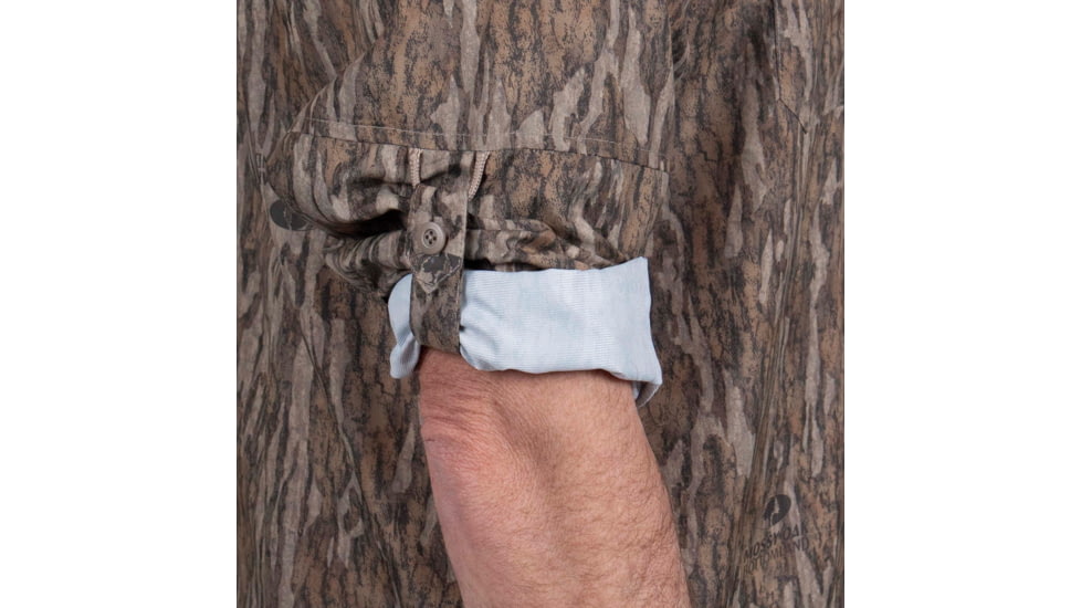 Habit Hatcher Pass Camo Guide Shirt - Mens, Long Sleave, Mossy Oak New Bottomland, Extra Large, TS10409-M-8-6-XL-014