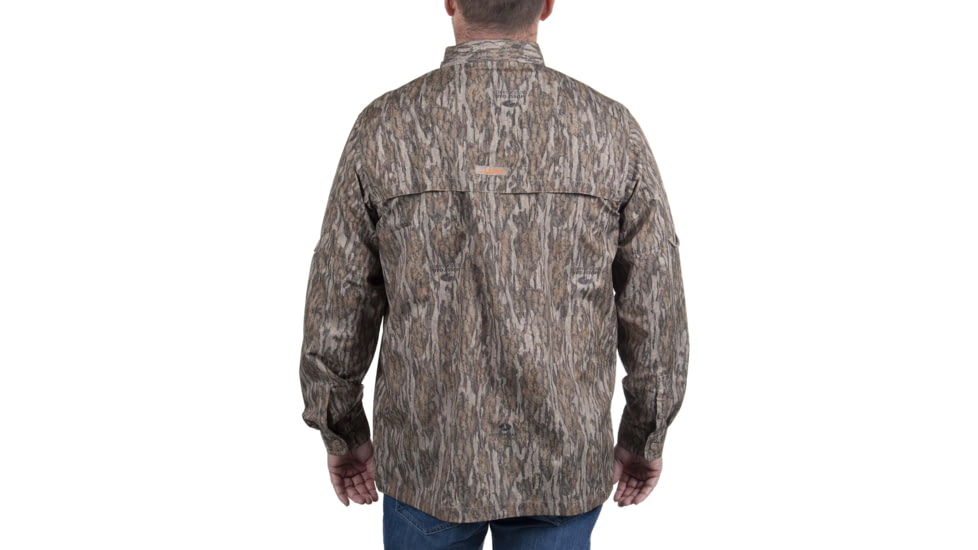 Habit Hatcher Pass Camo Guide Shirt - Mens, Long Sleave, Mossy Oak New Bottomland, Extra Large, TS10409-M-8-6-XL-014
