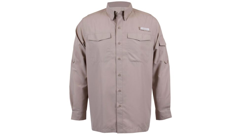 Habit Long Sleeve River Shirt - Mens, Oxford Tan, Large, TS1373-200-L