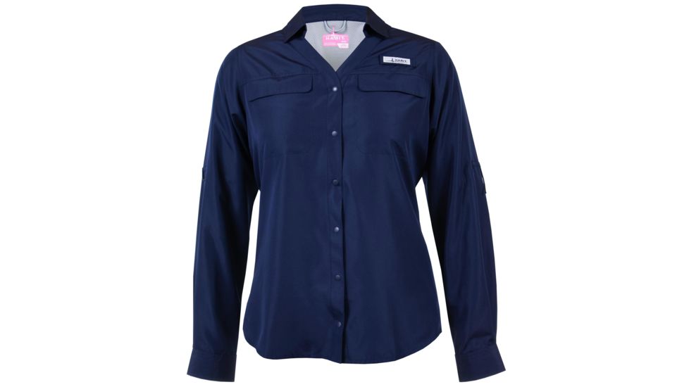Habit Long Sleeve River Shirt - Womens, Peacoat, Medium, TS1465-990-WM