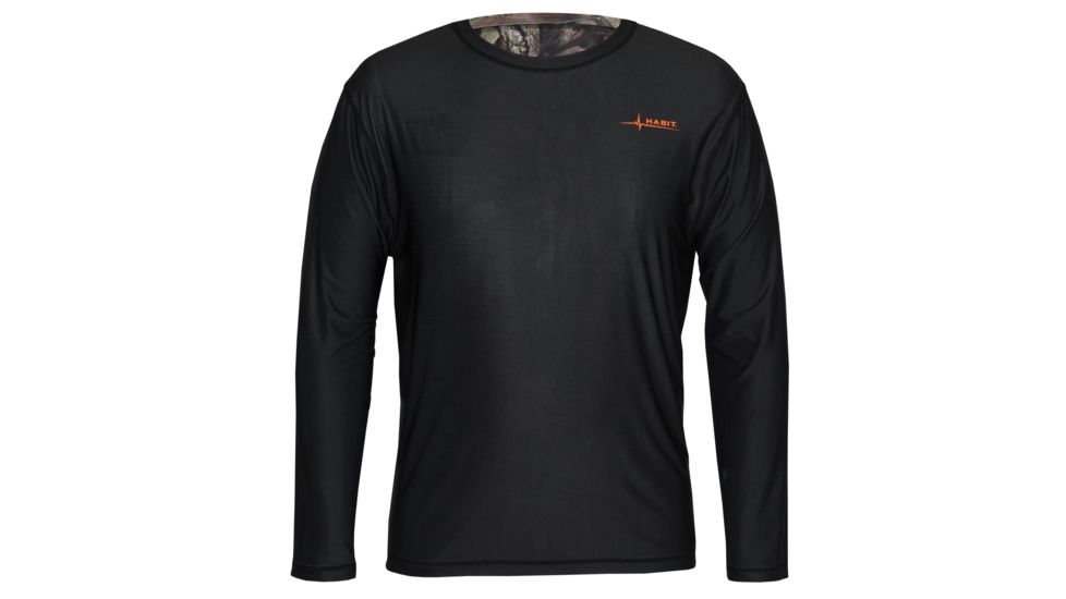 Habit Pinehouse Reversible Long Sleeve Tee - Mens, Realtree Edge/Black, 4XL, PT1422-941-4X
