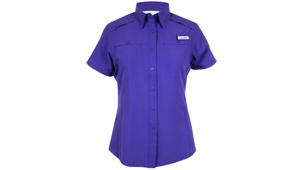 Habit Shell Cove River Shirt Short Sleeve - Womens, Spectrum Blue, Large, TS1349-702-WL