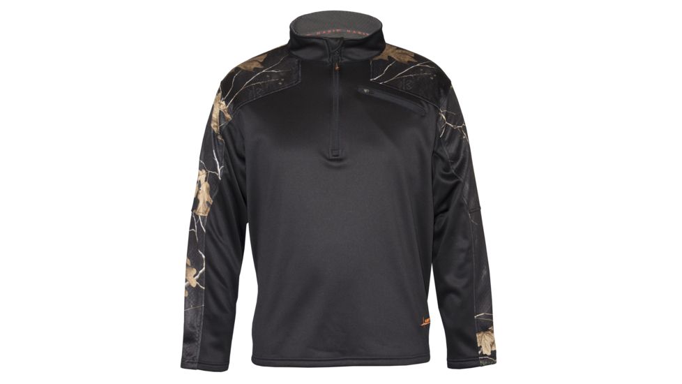 Habit Techshell Dimensional Pullover - Men's, Realtree Colors Black and Black, Large TJ1060-F17-R-1-6-L-790