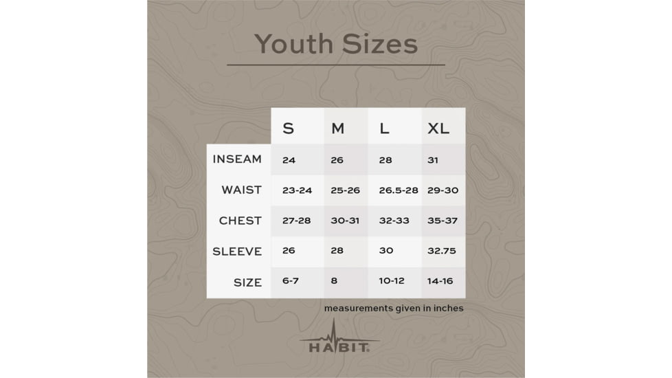 Habit Youth Bear Cave 6 Pocket Pants - Men's, Realtree APX Camo, Small, TP1113-R-8-6-YS-8P9