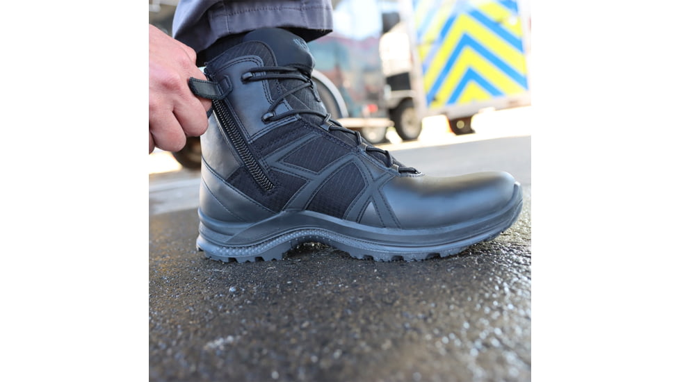 HAIX BE Athletic 2.1 T Boots - Unisex. 11.5 US, Wide , 6in, Black, 11.5, 330113W-11.5