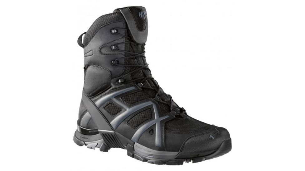 HAIX Black Eagle Athletic 10 High, Black/Gray, 6.5 300003-6.5