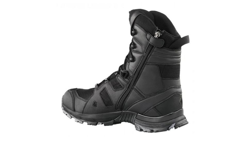 HAIX Black Eagle Athletic 11 High Boot w/ Side Zip, Black, 14 320001-14