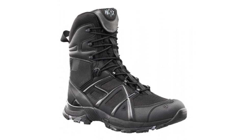HAIX Black Eagle Athletic 11 High Boot w/ Side Zip, Black, 14 320001-14