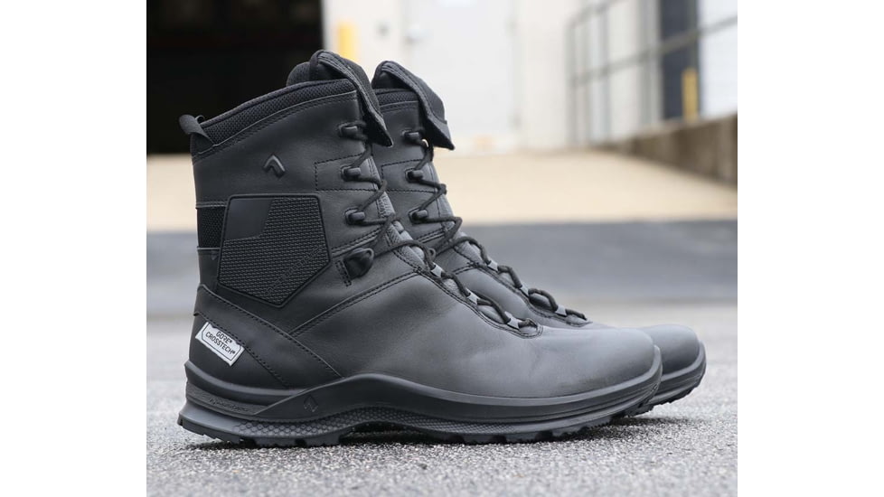 HAIX Eagle Tactical FL High Waterproof Leather Boots - Mens, Black, 10, Medium, 340035M-10
