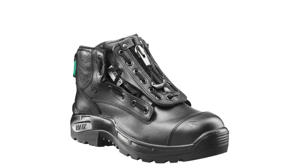 HAIX Mens Airpower R8 Waterproof Leather Boots, Black, 8 607628-8