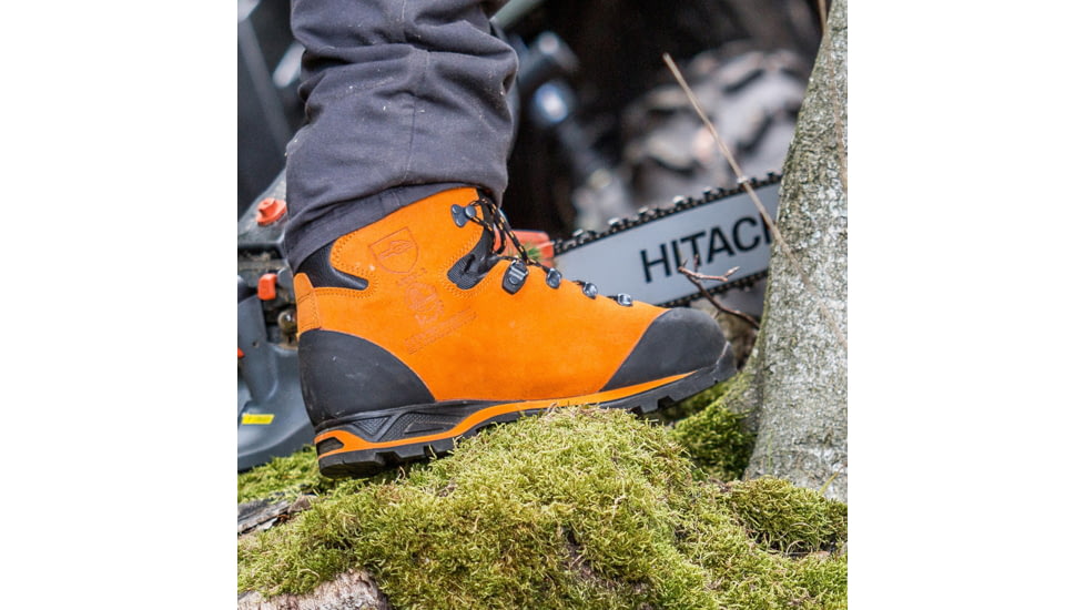 HAIX Mens Protector Prime Work Boot, Orange, 10, 603102W-10