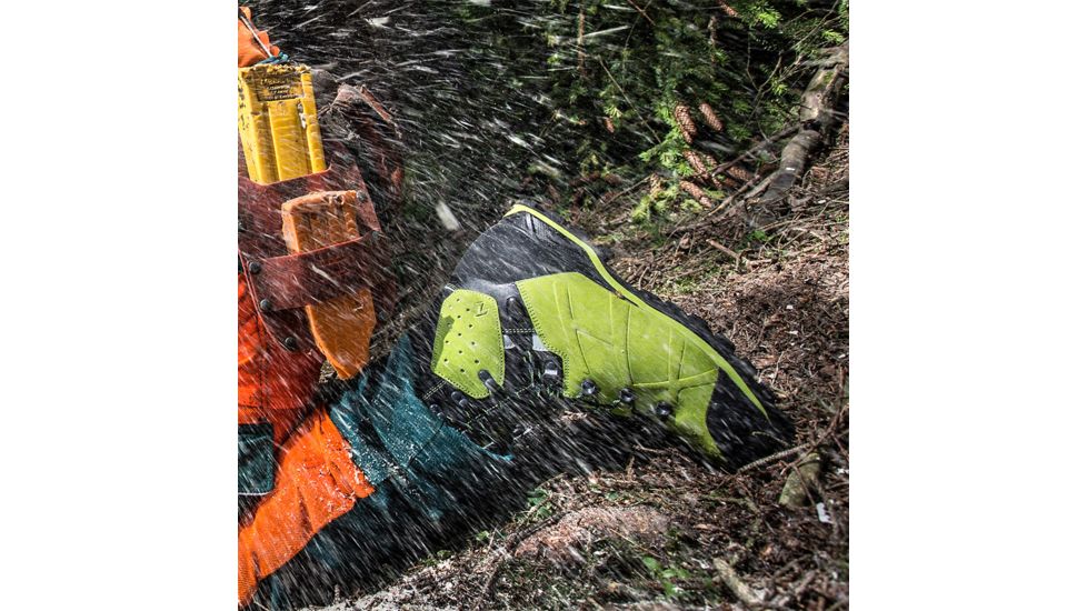 HAIX Protector Ultra  Work Boots - Mens, Lime Green, 8.5, Wide 603110W 8.5