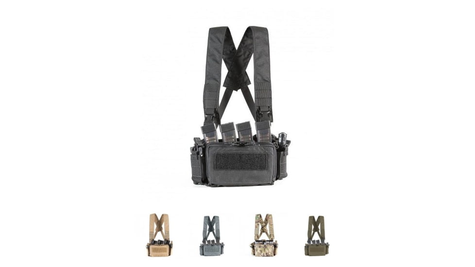 Haley Strategic Partners D3CRM Micro Chest Rig, Black, Coyote, Disruptive Grey, MultiCam, Ranger Green