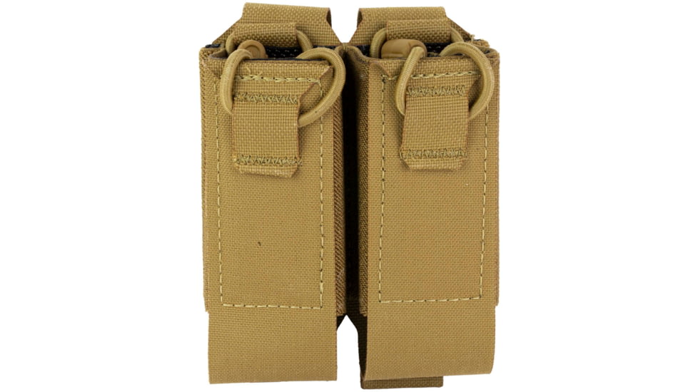 Haley Strategic Partners Double Pistol Mag Pouch, Coyote Brown, POUCH-PM-2-2-COY