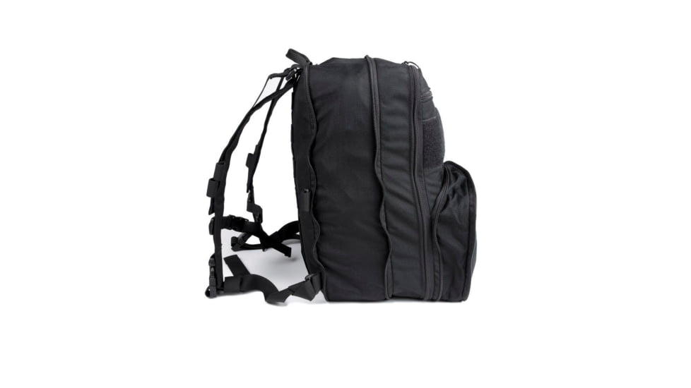 Haley Strategic Partners FlatPack Plus Daypack, Black, FPP-1-1-BLK