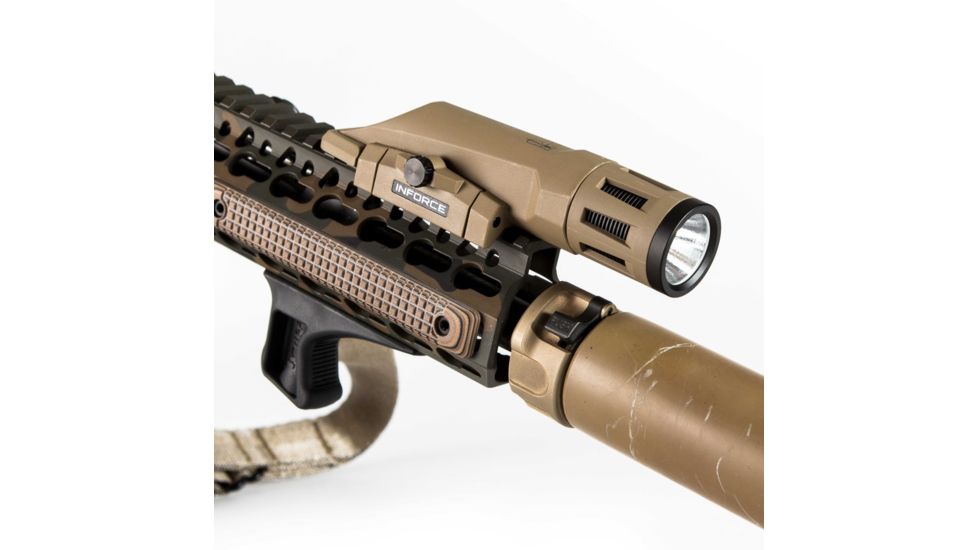 Haley Strategic Partners INFORCE WMLX HSP 400/800 Lumen Weapon Mounted Light, Coyote HSPWML-X-HSP-COY