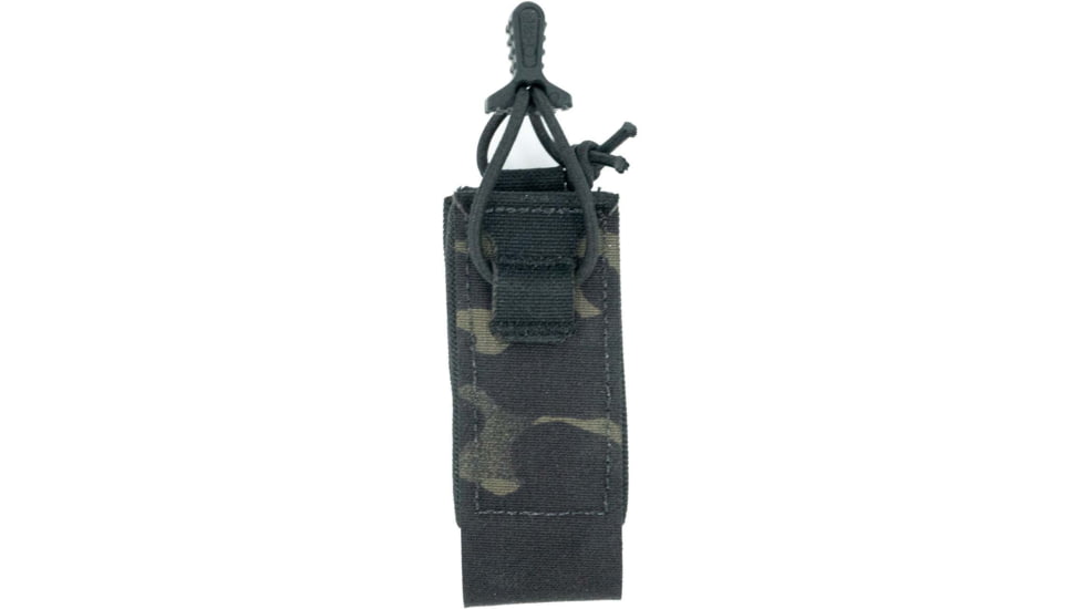 Haley Strategic Partners Single Pistol Mag Pouch, MultiCam Black, POUCH-PM-2-1-MCB