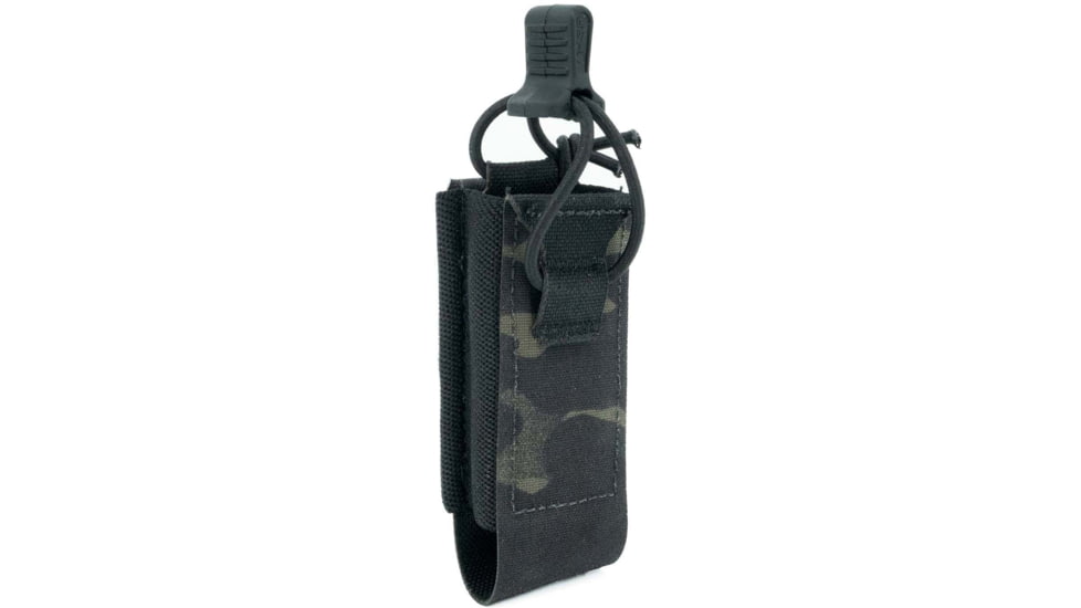 Haley Strategic Partners Single Pistol Mag Pouch, MultiCam Black, POUCH-PM-2-1-MCB