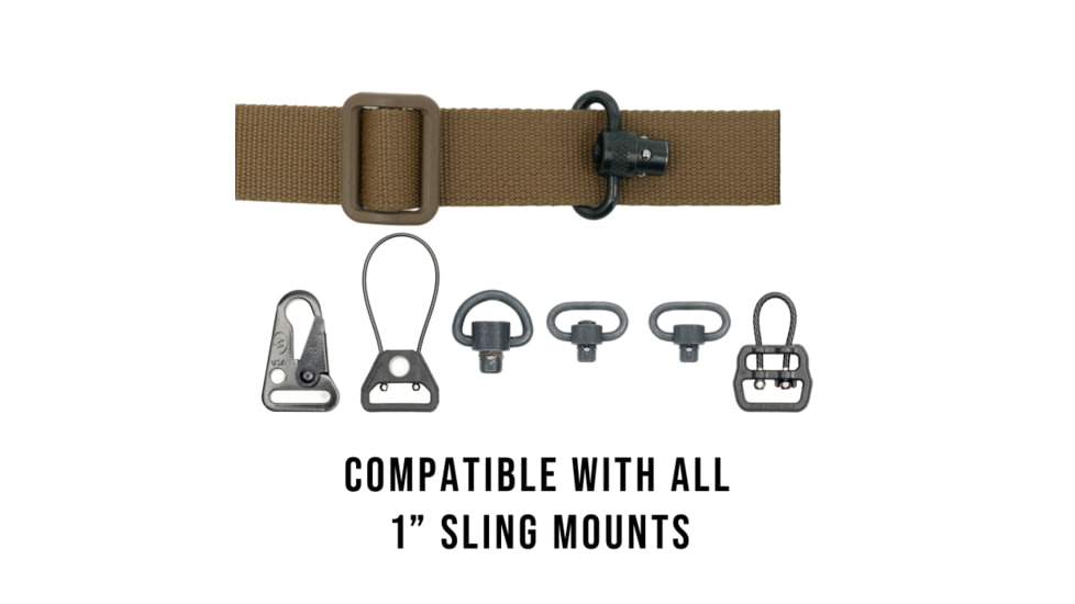 Haley Strategic Partners D3 Pro Sling, Two Point, 6oz, 70x2x.5, MIL-SPEC Nylon Webbing Construction