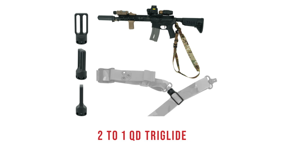 Haley Strategic Partners D3 Pro Sling, Two Point, 6oz, 70x2x.5, MIL-SPEC Nylon Webbing Construction