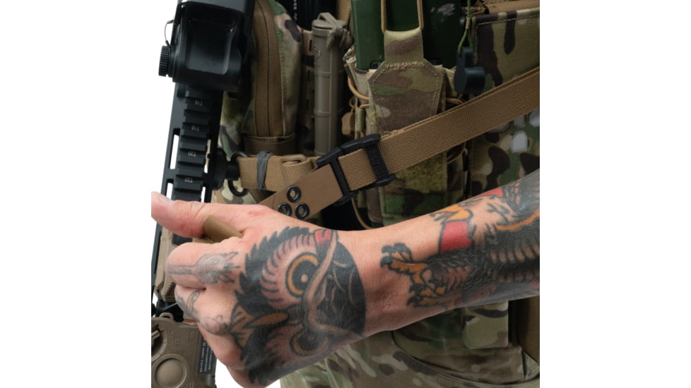 Haley Strategic Partners D3 Pro Sling, Two Point, 6oz, 70x2x.5, MIL-SPEC Nylon Webbing Construction