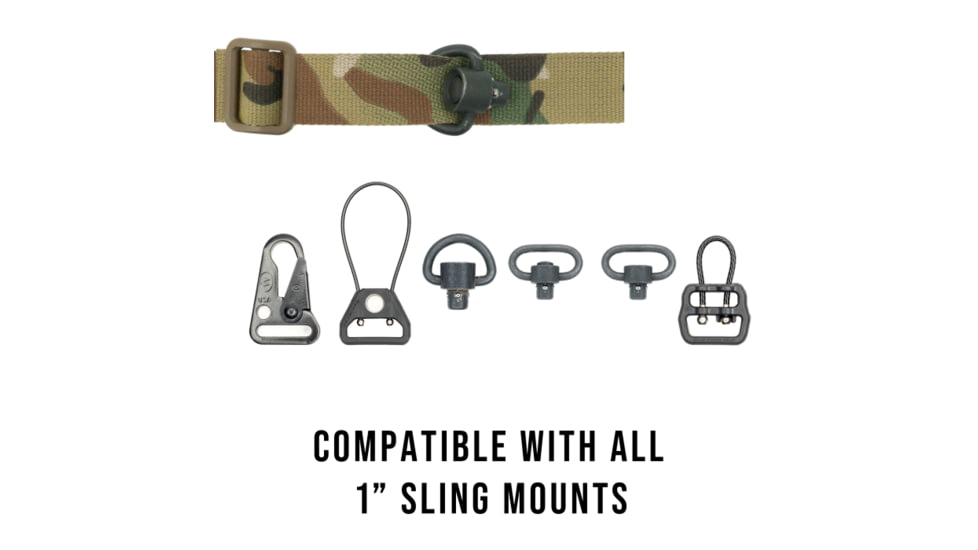 Haley Strategic Partners D3 Slim Sling, Two Point, 2.9oz, 70x1.375x.5, MIL-SPEC Nylon Webbing Construction