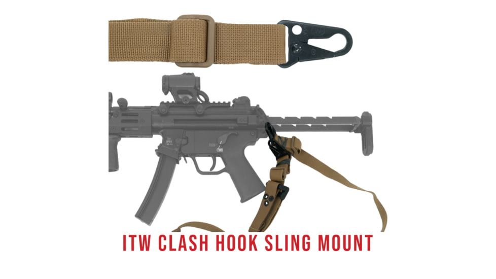 Haley Strategic Partners D3 Slim Sling, Two Point, 2.9oz, 70x1.375x.5, MIL-SPEC Nylon Webbing Construction