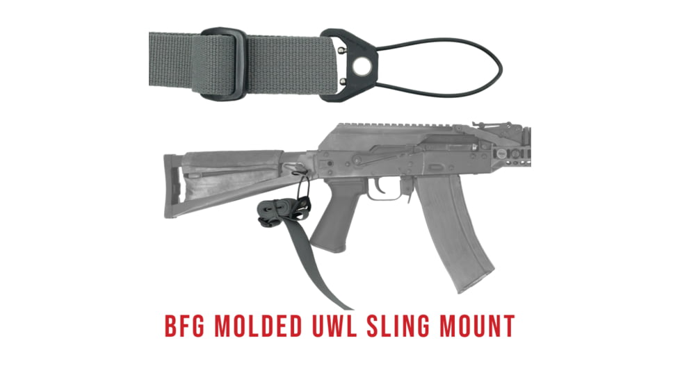 Haley Strategic Partners D3 Slim Sling, Two Point, 2.9oz, 70x1.375x.5, MIL-SPEC Nylon Webbing Construction