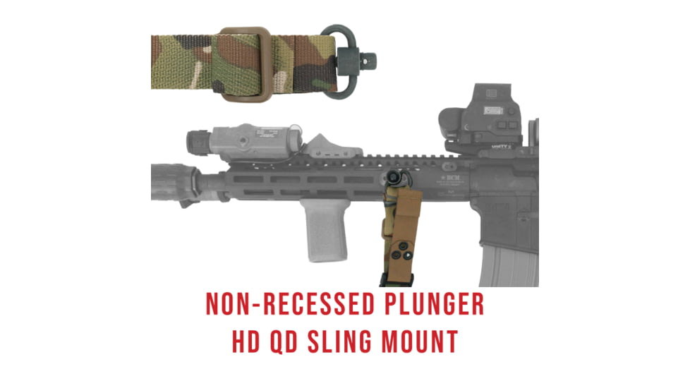 Haley Strategic Partners D3 Slim Sling, Two Point, 2.9oz, 70x1.375x.5, MIL-SPEC Nylon Webbing Construction