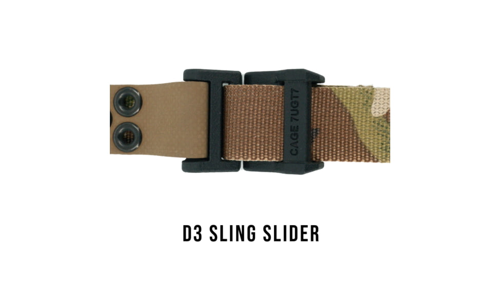 Haley Strategic Partners D3 Slim Sling, Two Point, 2.9oz, 70x1.375x.5, MIL-SPEC Nylon Webbing Construction