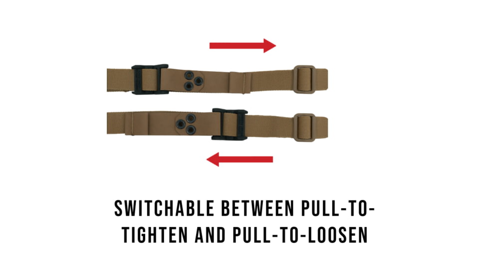 Haley Strategic Partners D3 Slim Sling, Two Point, 2.9oz, 70x1.375x.5, MIL-SPEC Nylon Webbing Construction