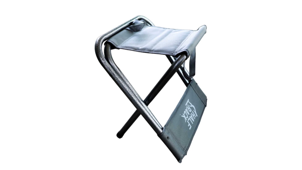 HALF RACK HR1458 Karrylite Stool Extra Large, Dark Grey, Black, Orange, Extra Large, HR1458