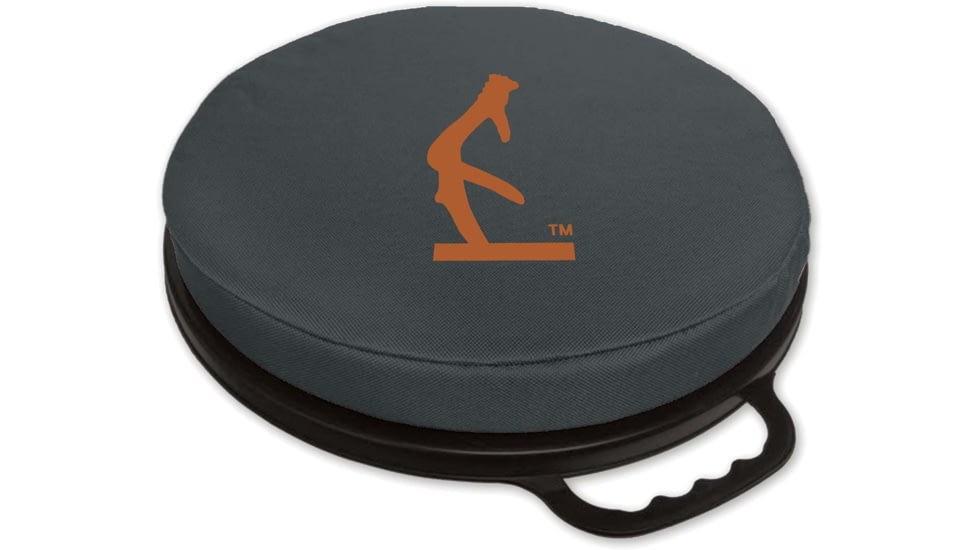 HALF RACK Karrylite Swivel Seat, Grey/Black/Orange, Medium, HR1456
